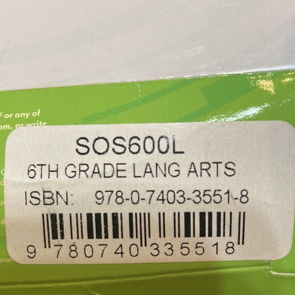 🔥Switched on Schoolhouse. Language Arts 6th grade. CdRom cirriculum - Picture 4 of 5